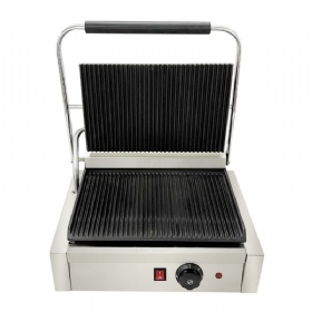 Single Electric Contact Grill(Full Grooved)