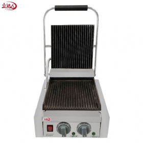 Single Electric Contact Grill(Full Grooved)