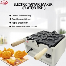 Electric Taiyaki Maker(1 plate/3 Fish)